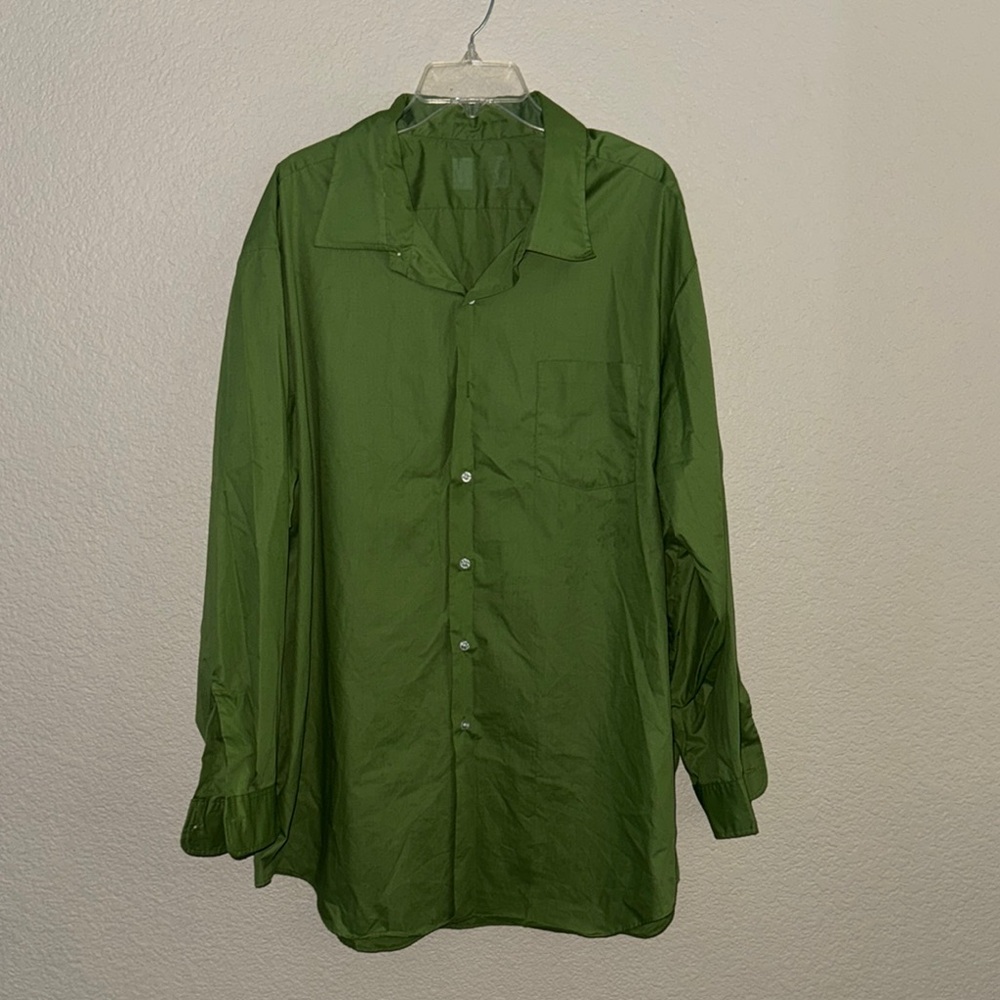 Men's Green Button-Up Jacket